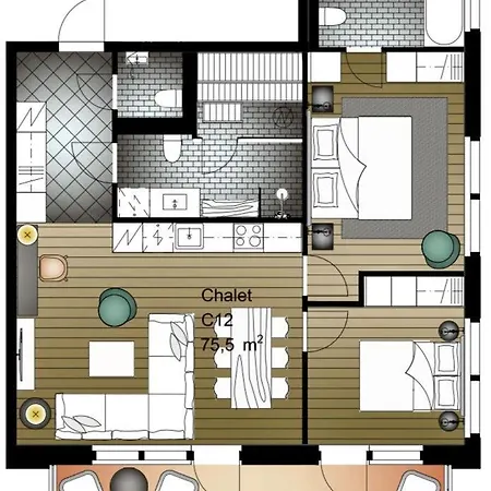 Slopeside Bliss Center By Aavalevi *