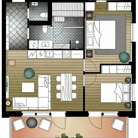 Apartamento Slopeside Bliss C21 Center By Aavalevi